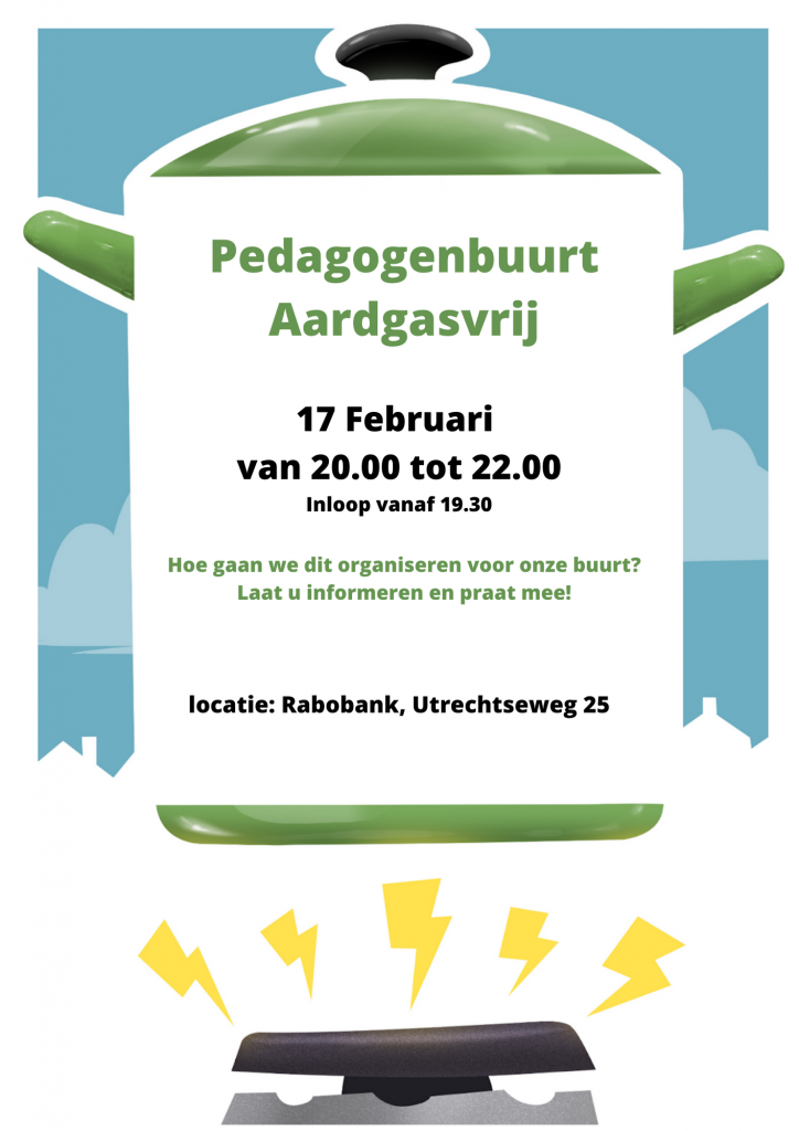 Pedagogenbuurt aardgasvrij 17 februari